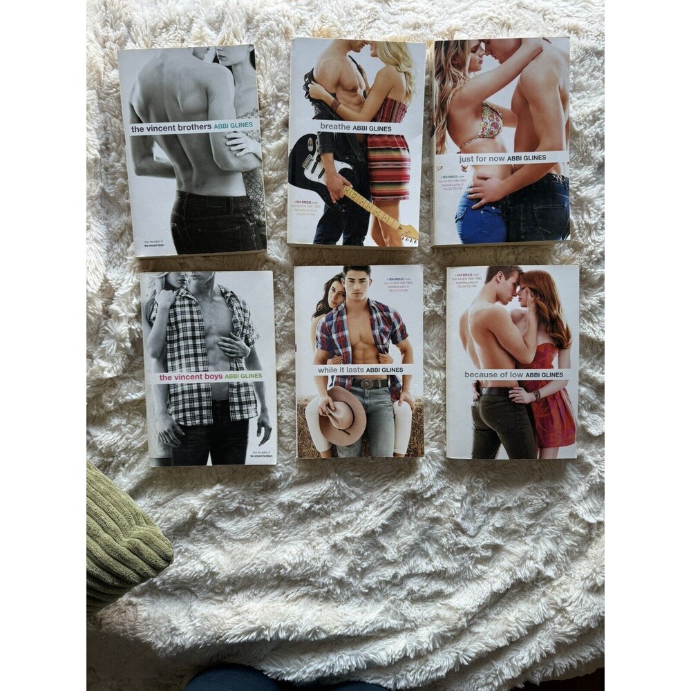 Paperback Romance Book Lot - Assorted Covers (White/Gray)